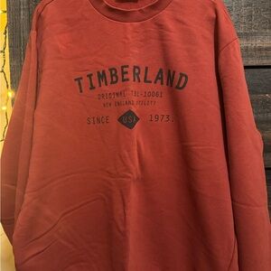 Timberland Men's Brick Red Sweatshirt